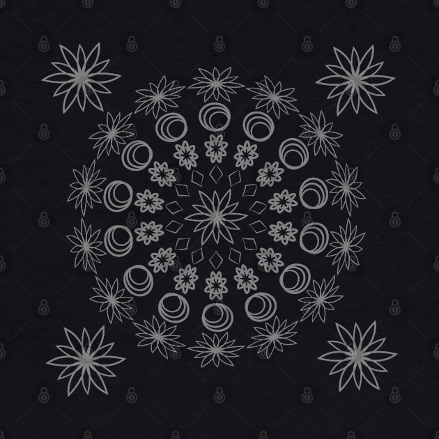 Floral mandala by Eskimos